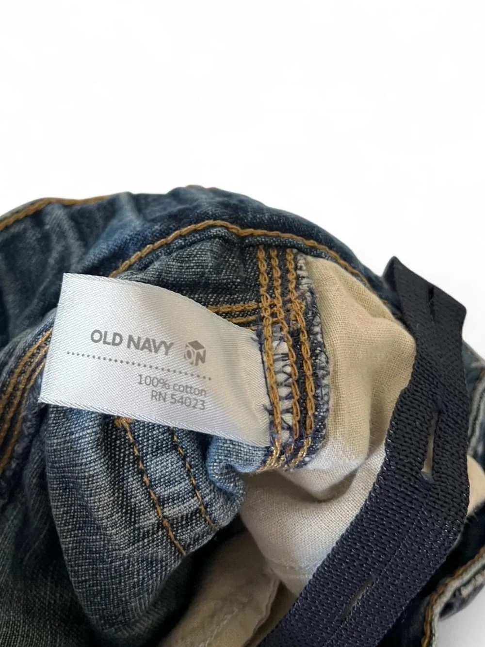 Toddler Boy 2T Vintage Old Navy Carpenter Denim Straight Leg Jeans Hammer Loops